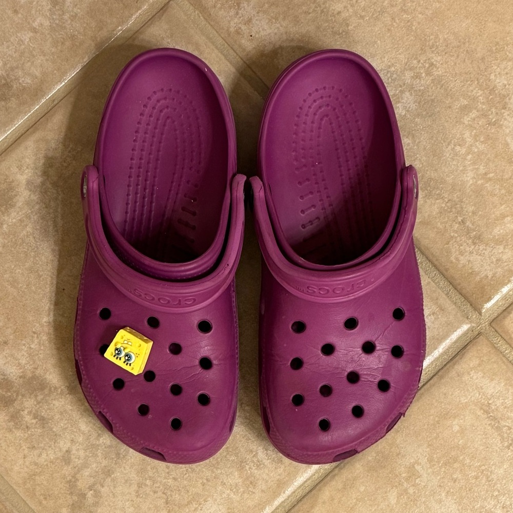 Purple Crocs Clogs - Picture 2 of 2